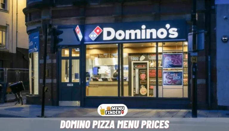 Domino Pizza Menu Prices 2024