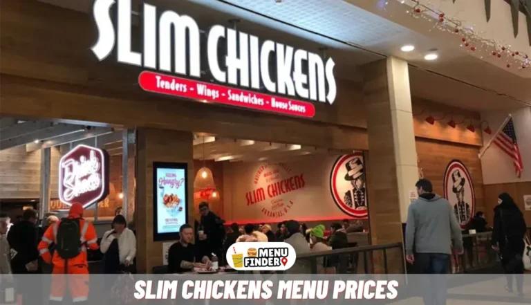 Slim Chickens Menu Prices in UK