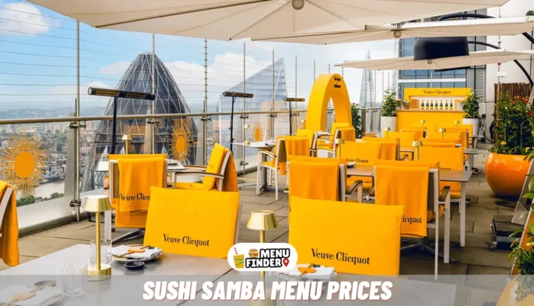 Sushi Samba Menu Prices